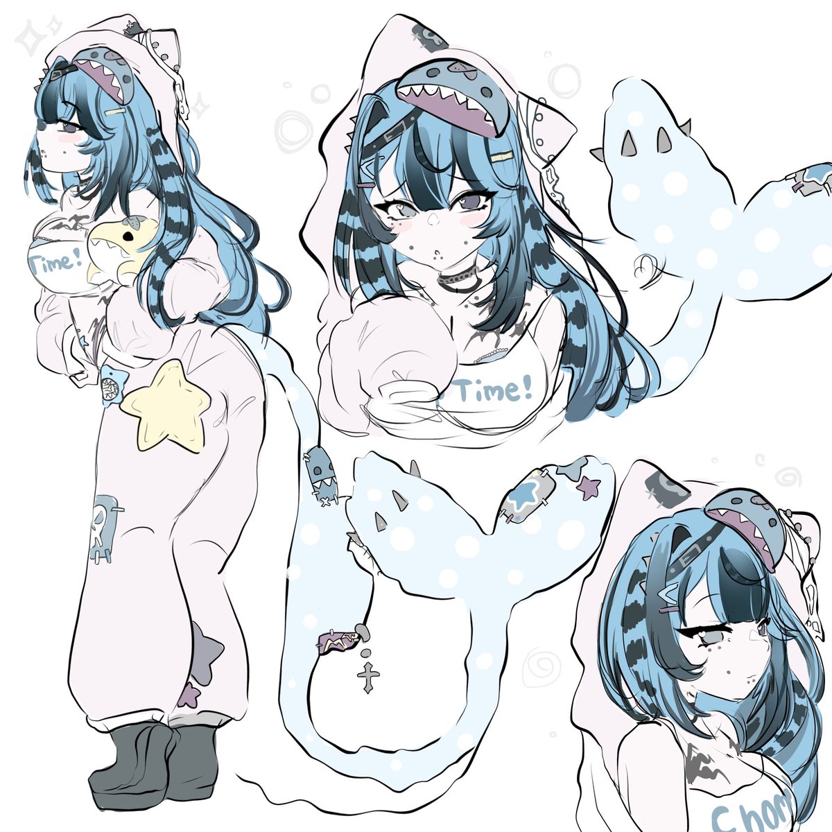 PuddlesDaShark's tweet photo. 【Good morning Guppies!】

Gonna be busy most of the day because of worky work :c 

I hope everyone has a fantastic Wednesday ~ 

✎﹏@.SofiiTinget  #PuddlesIllust https://t.co/hqdZApp9Os