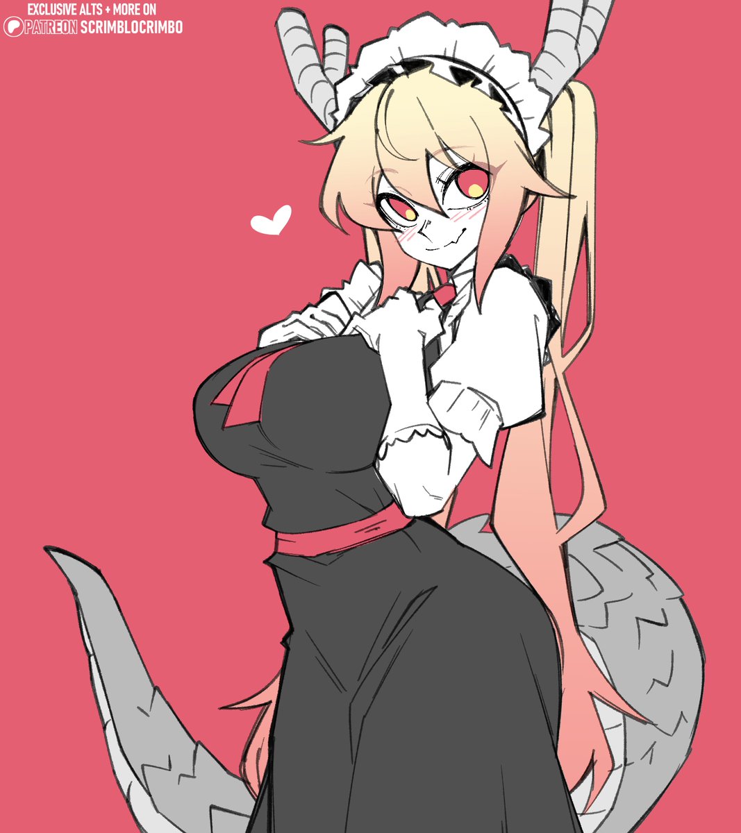 scrimblocrimbo's tweet photo. Tohru sketch reward https://t.co/s0U0B3CfCX