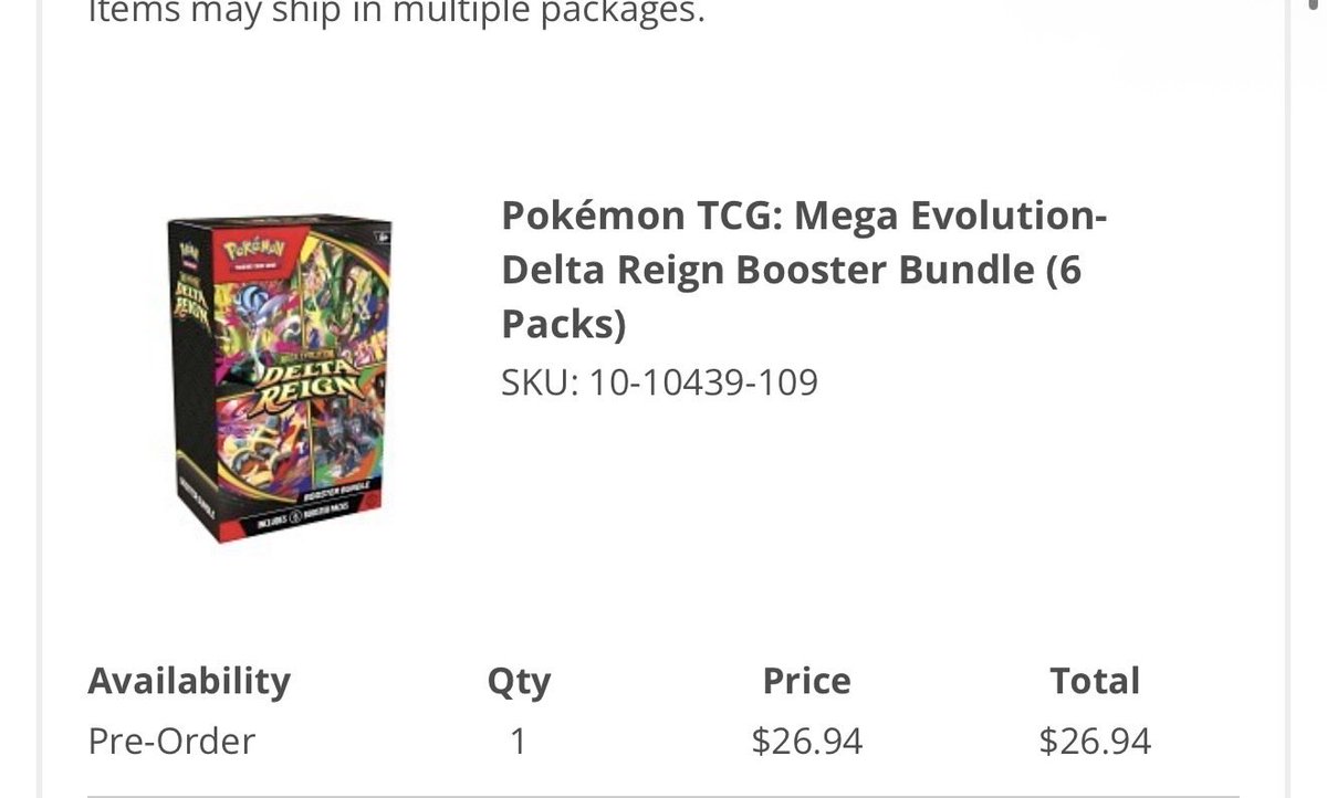 DevDevOh's tweet photo. @PokemonRestocks Managed to at least get something so I’ll still call it a win https://t.co/RKkdkD5SPF