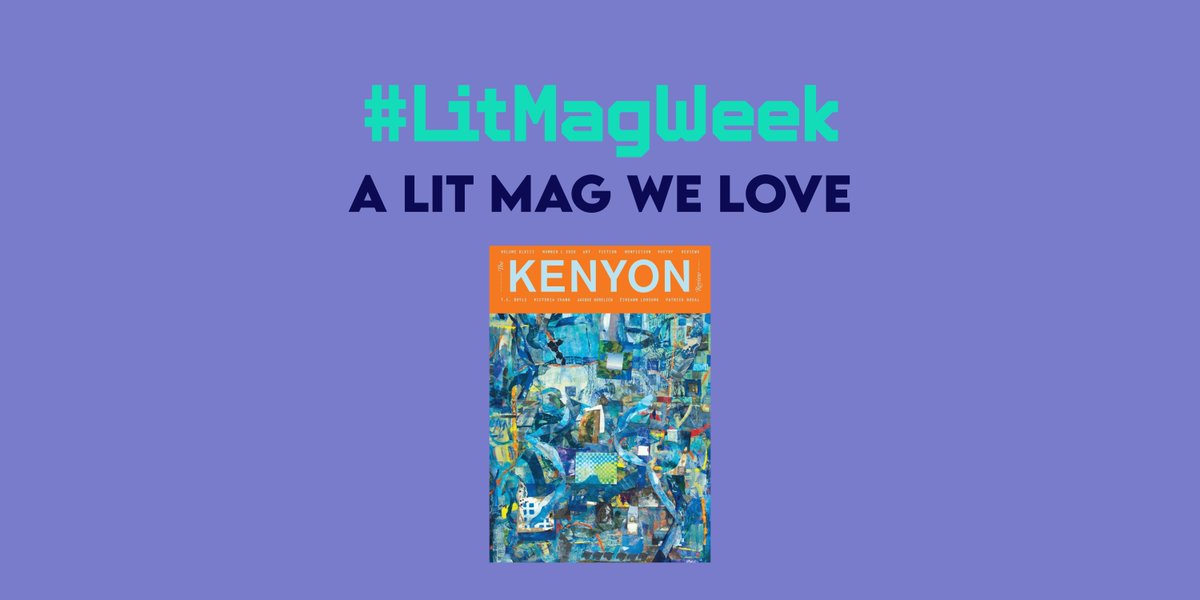 adroitjournal's tweet photo. Today’s #LitMagWeek is dedicated to a magazine we love: @kenyonreview! https://t.co/uAHp2NMfN6 https://t.co/LEA1h1M9oL
