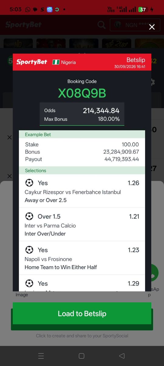 onehouseILekan's tweet photo. XJLVZN 12k
WE24 1500 odds
https://t.co/PMNswwnOh1 https://t.co/2cMn6nthIE