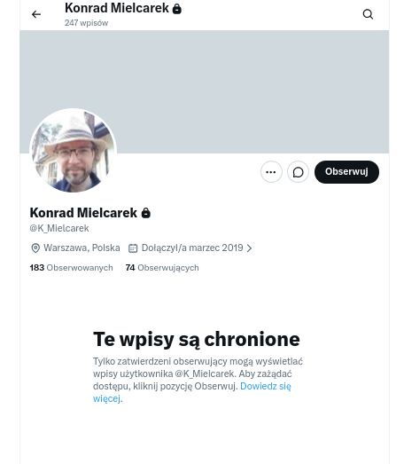 CobraBarrister's tweet photo. Ciekawe dlaczego wydawca listu żelaznego dla Romanowskiego, @K_Mielcarek  nagle się zakłódkował na X.
Czego się pan neosędzia tak nagle wstydzi? 
Kolegów?
Samego siebie?
KonstyTUSKcji? https://t.co/KnRhdkrtqO