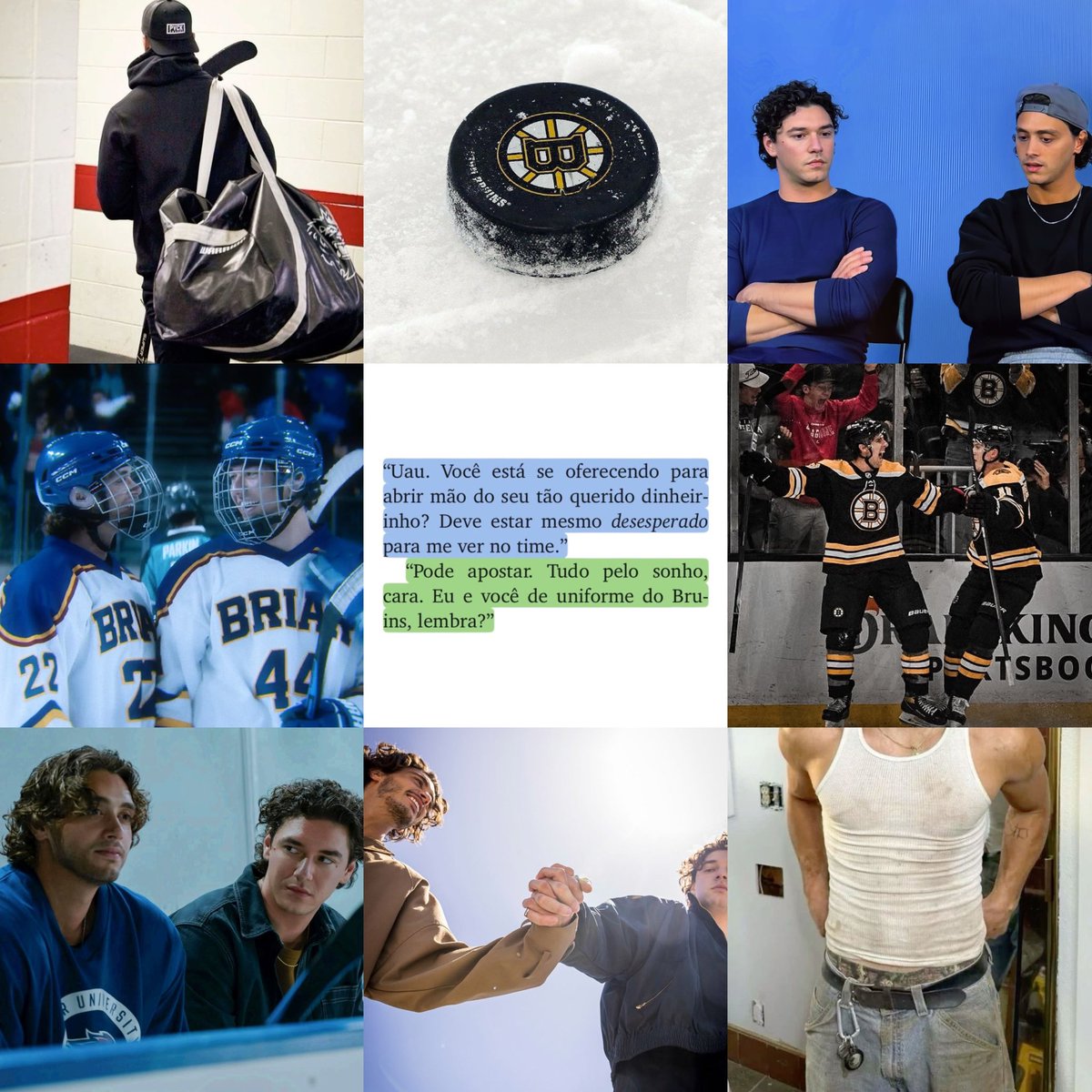 garrettrwellsy's tweet photo. #OcCouplesWeek26 | day 4: friends

“you and me, in Bruins uniforms.” ❤️‍🩹 https://t.co/AgbgBvnRa9