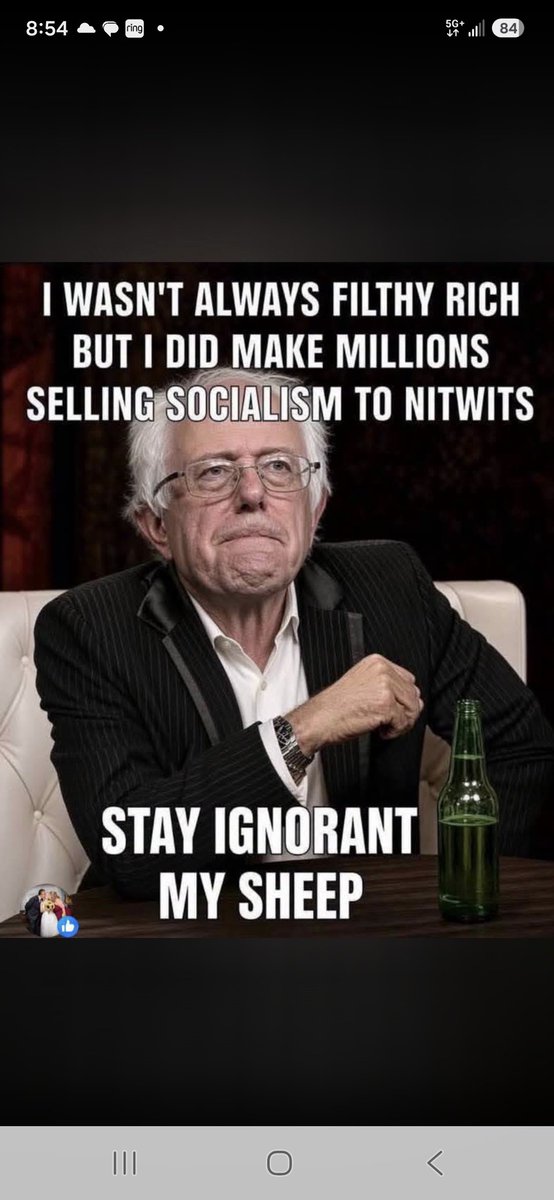 SturdyThorpe's tweet photo. @BernieSanders https://t.co/Qu3QDlAxck