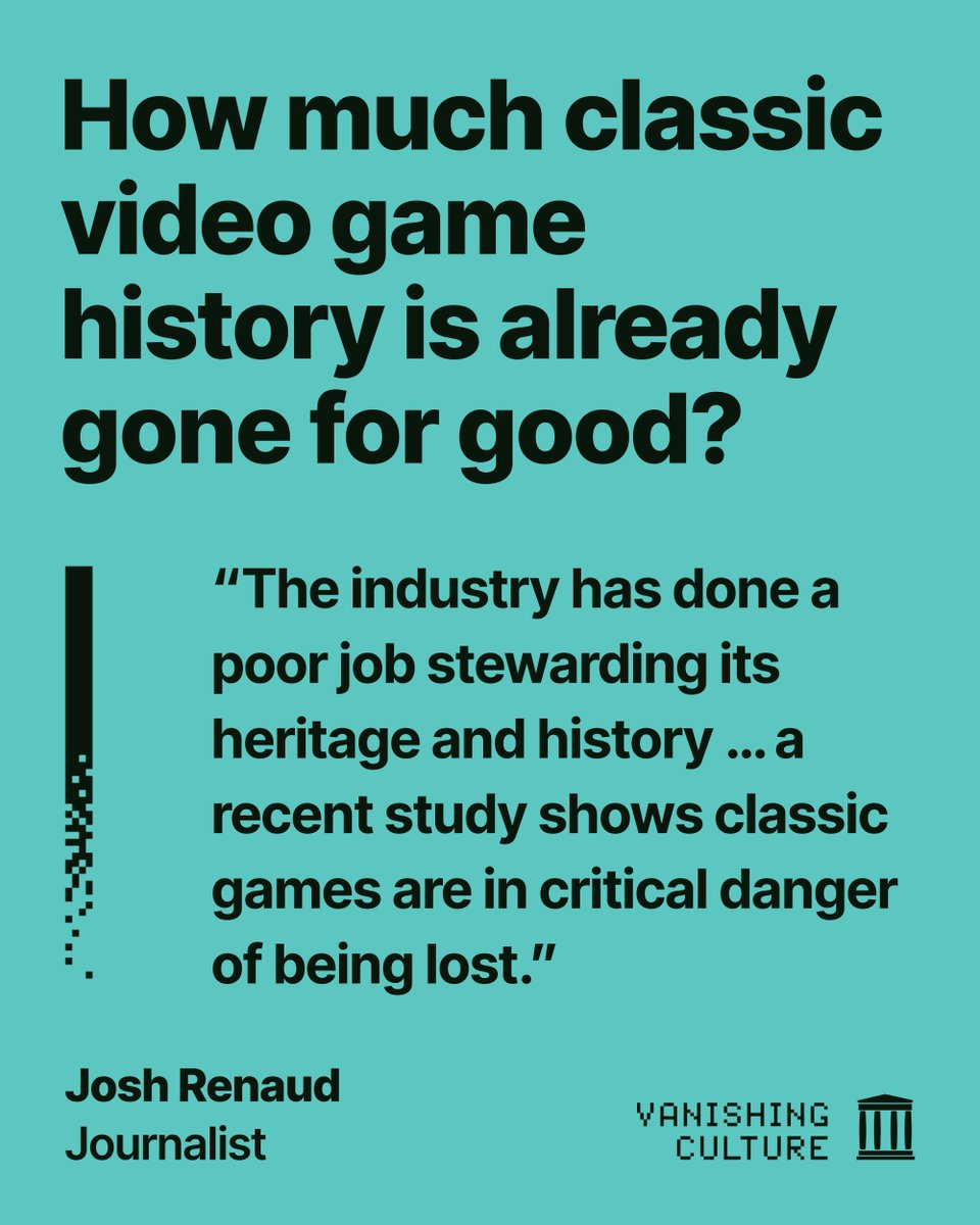 internetarchive's tweet photo. Some software disappears simply because nobody thought to save it. Old games and programs can vanish even when they once made headlines, leaving only scattered disks and memories behind. 💾

Journalist Josh Renaud recounts the effort to recover obscure software and preserve it through the Internet Archive. 🖥️

📚 Renaud’s "Recovering Lost Software" appears in the pages of VANISHING CULTURE from the Internet Archive.

📖 Download & read, FREE:
https://t.co/jTjbldei7r

#BookTwitter