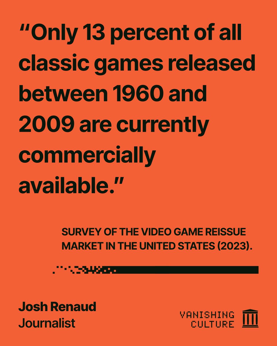 internetarchive's tweet photo. Some software disappears simply because nobody thought to save it. Old games and programs can vanish even when they once made headlines, leaving only scattered disks and memories behind. 💾

Journalist Josh Renaud recounts the effort to recover obscure software and preserve it through the Internet Archive. 🖥️

📚 Renaud’s "Recovering Lost Software" appears in the pages of VANISHING CULTURE from the Internet Archive.

📖 Download & read, FREE:
https://t.co/jTjbldei7r

#BookTwitter
