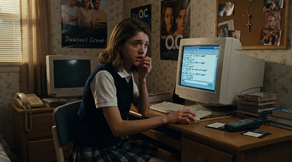 1Ikemie's tweet photo. 🎬📺 Yes, God, Yes (2019)🔥🔥

Natalia Dyer completely owns Yes, God, Yes (2019).

That mix of curiosity, awkwardness, and quiet panic as Alice feels so real. The movie nails that specific early-2000s Catholic school guilt (AOL chats, Titanic on VHS, morality class) without turning it into pure mockery or heavy drama. It’s funny, tender, and surprisingly gentle about a topic most films either avoid or exaggerate.

Short, honest, and really well observed. One of those small films that just gets it.