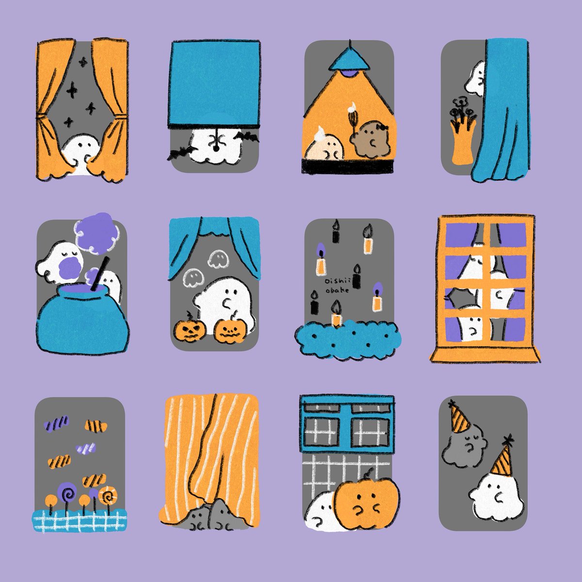oishiiobake's tweet photo. 10月の壁紙です。
🎃🦇🍬🍭🕯️👻

 #おいしいおばけの壁紙 #フリー壁紙 https://t.co/XepHJIySbL