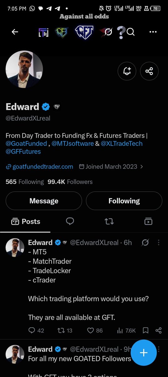 Ckay_xz's tweet photo. @Kelvintalent_ @GoatFunded @EdwardXLreal @Techriztm https://t.co/4loWdRQ4J0