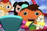 LittleEU123's tweet photo. Quincy 
Quincy has lighter brown skin and a larger tuft of hair. He wears a cream shirt, cyan hat, green jeans, and red shoes. In the pilot, he is a nervous worrywart who is easily scared; in the final show, he is much braver, with the dark being his only major fear. https://t.co/aSt3tlck4i