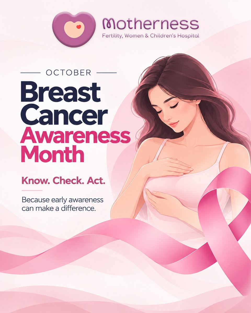 mothernesshosp's tweet photo. Breast cancer can affect women at different stages of life, and early awareness can make a meaningful difference.
#BreastCancerAwarenessMonth #BreastCancerAwareness #BreastHealth #EarlyDetection #KnowCheckAct #WomenHealth #WomensHealth #BreastCancerPrevention #CancerAwareness https://t.co/qWnzYS0sA6