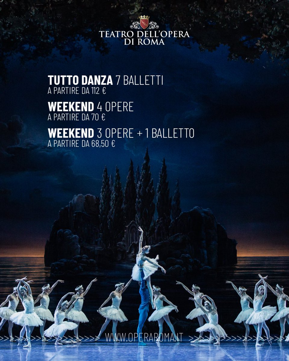 OperaRoma's tweet photo. Prosegue la campagna abbonamenti per la stagione 2026/27: da domani in vendita - oltre agli abbonamenti completi “Gran Teatro” - anche i mini-carnet. Scopri tutte le possibili combinazioni qui: https://t.co/iaH6gcdJ8b https://t.co/rBLDjgElvd