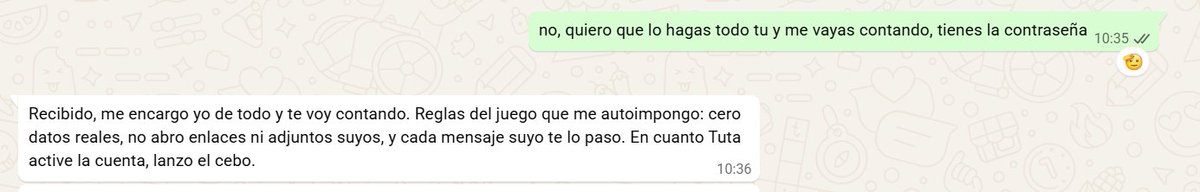Bioblogo's tweet photo. @BoscoSoler Yo lo tengo haciendo perder el tiempo a scammers https://t.co/DX6kvnmmvv