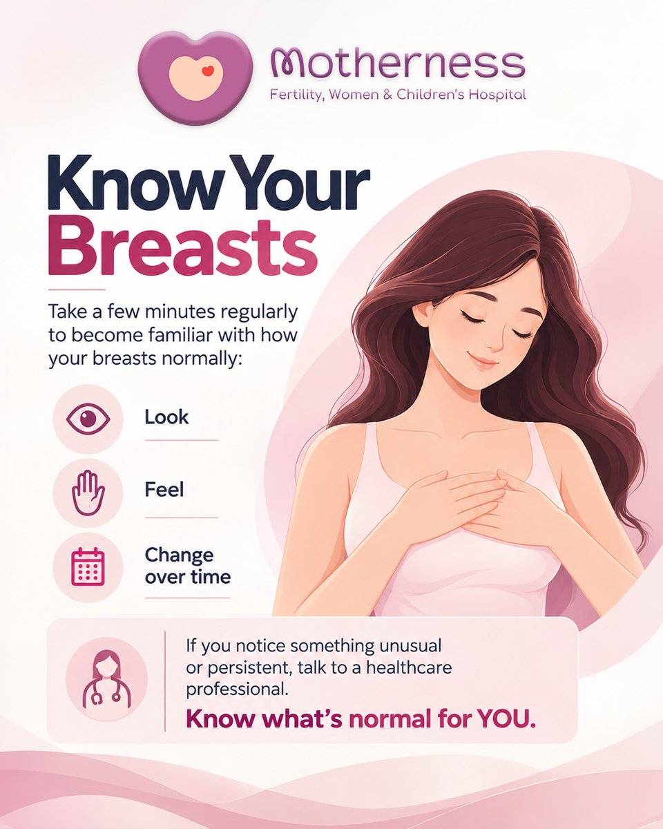 mothernesshosp's tweet photo. Breast cancer can affect women at different stages of life, and early awareness can make a meaningful difference.
#BreastCancerAwarenessMonth #BreastCancerAwareness #BreastHealth #EarlyDetection #KnowCheckAct #WomenHealth #WomensHealth #BreastCancerPrevention #CancerAwareness https://t.co/qWnzYS0sA6