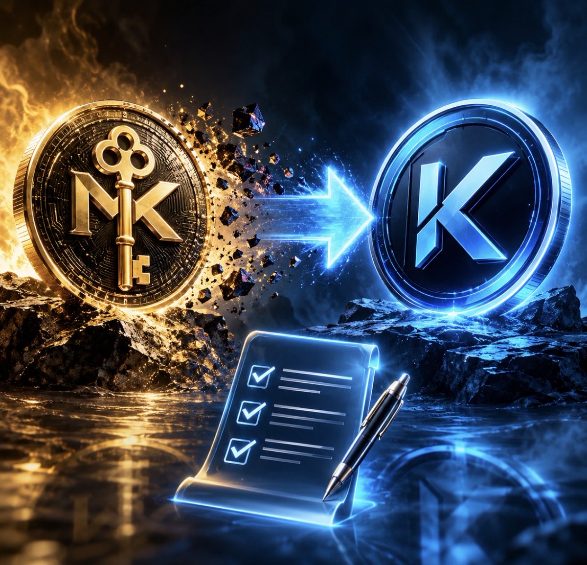 MasterKey_Fin's tweet photo. 🚨 MKF → $KAI TOKEN MIGRATION 🤝

MKF holders: You now have 17 DAYS to submit your migration form and secure your allocation in $KAI. 💙

⏳ 17 DAYS REMAINING

📝 Migration Form:
https://t.co/7RSONaOHd8…

🌐 https://t.co/xnqBCdC0CD
💬 TG: @Kodai_xyz
𝕏: @Kodai_xyz

MKF ➡️ $KAI https://t.co/gaJkdUcFIj