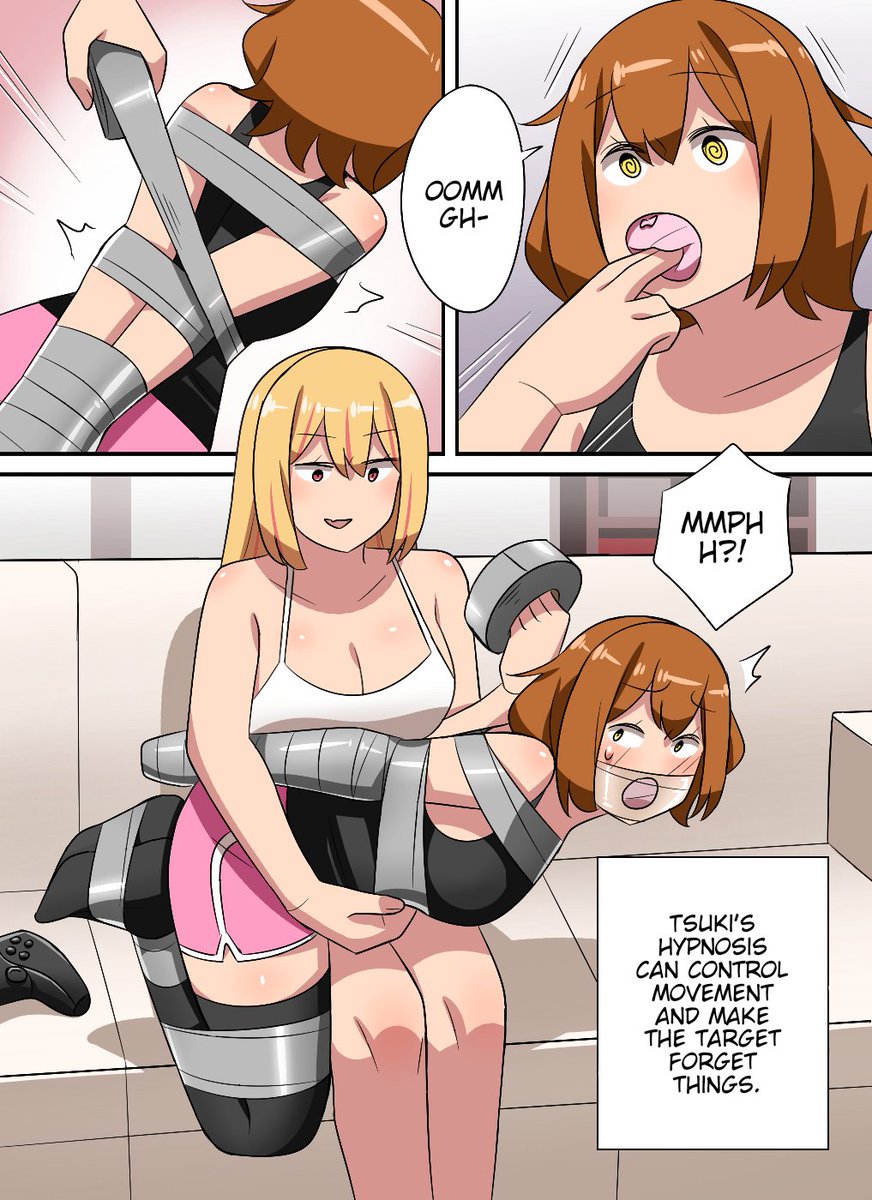 SuperTim12000's tweet photo. @TruePuffo Should be more careful with her words around Tsuki 😏

Then again, as a professional sub, she probably wanted this to happen anyways 😋

Commission by @IMBsengirls 🤩

Final page below ⬇️ https://t.co/OmZ8DGP1BD