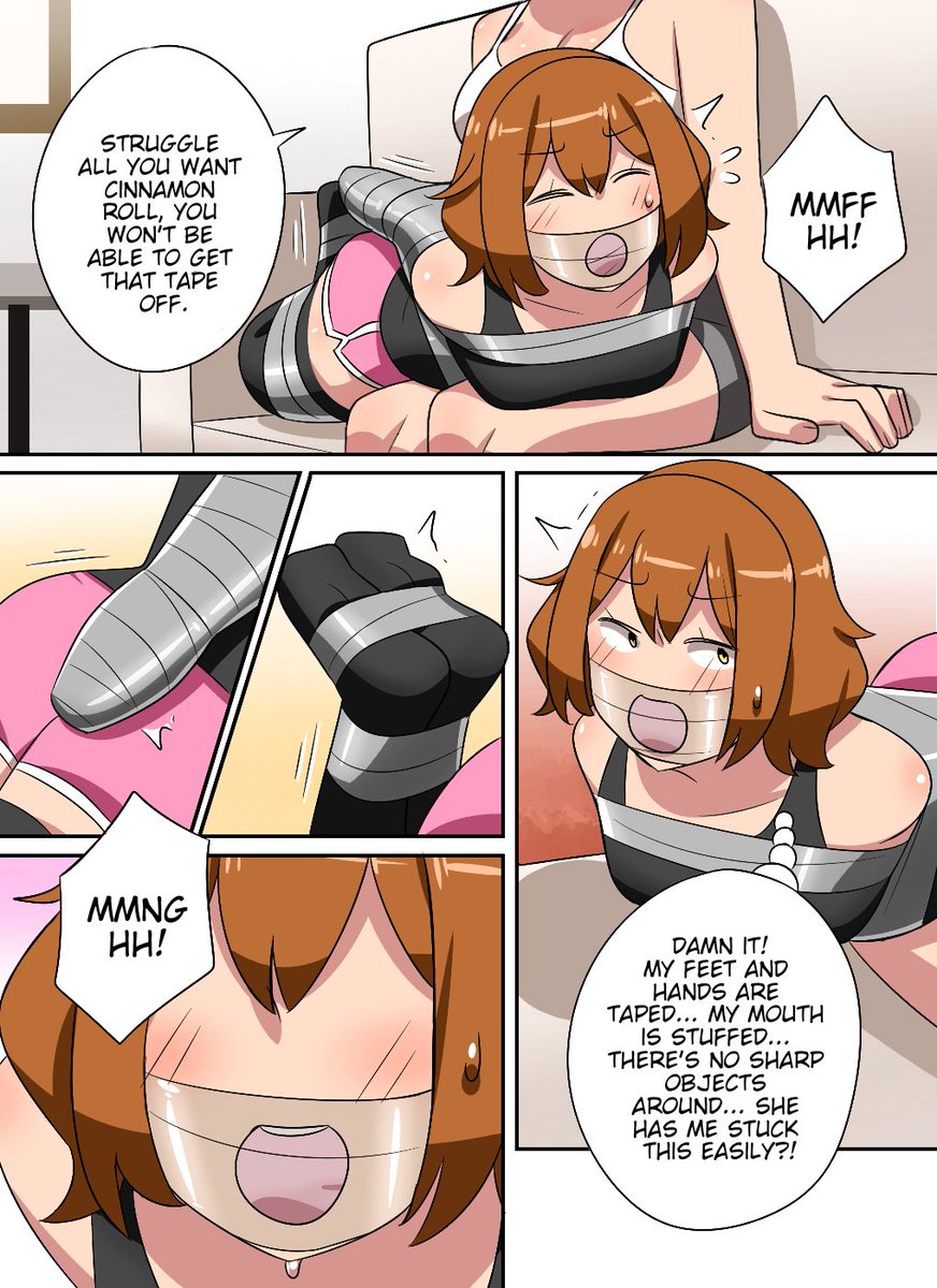 SuperTim12000's tweet photo. @TruePuffo Should be more careful with her words around Tsuki 😏

Then again, as a professional sub, she probably wanted this to happen anyways 😋

Commission by @IMBsengirls 🤩

Final page below ⬇️ https://t.co/OmZ8DGP1BD