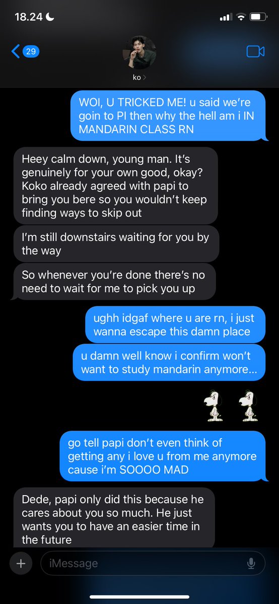 rosseryd's tweet photo. Throwback to when dd was forced to grind mandarin cause he kept failing HSK 1 (papi dah muak)

Pondphuwin one tweet au https://t.co/LoTOuKHBXm