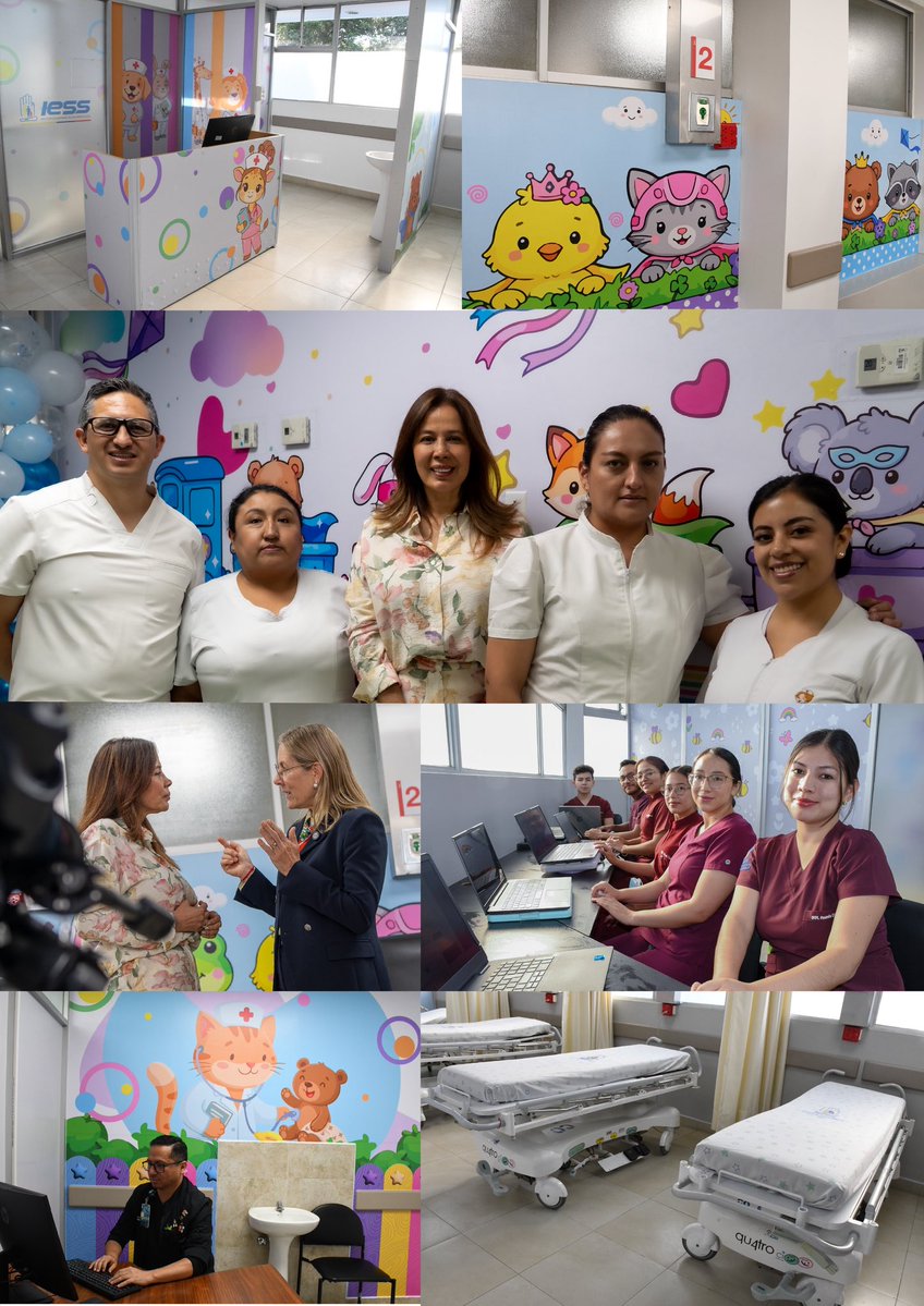 IESSec's tweet photo. 🏥 177,90 m²  intervenidos
👶🏻 60 pacientes diarios atendidos
 👦🏻13 cubículos dispuestos para atención simultánea
🩺 10 profesionales por turno

#IESS 
#ParaEsoEstamos https://t.co/nCsEv498WD