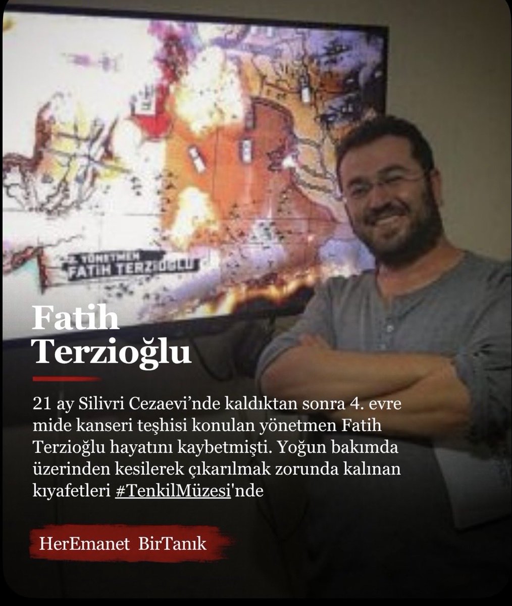 sema84023318's tweet photo. 15 dua mesajı nedeniyle tutuklanan yönetmen Fatih Terzioğlu, 21 ay cezaevinde kaldı. Mide kanserine yakalandı; ağır hastalığına rağmen tahliye edilmedi. Tahliye edildiğinde ise çok geçti. 23 Ağustos 2020’de hayatını kaybetti.

HerEmanet BirTanık https://t.co/76C12rScHa