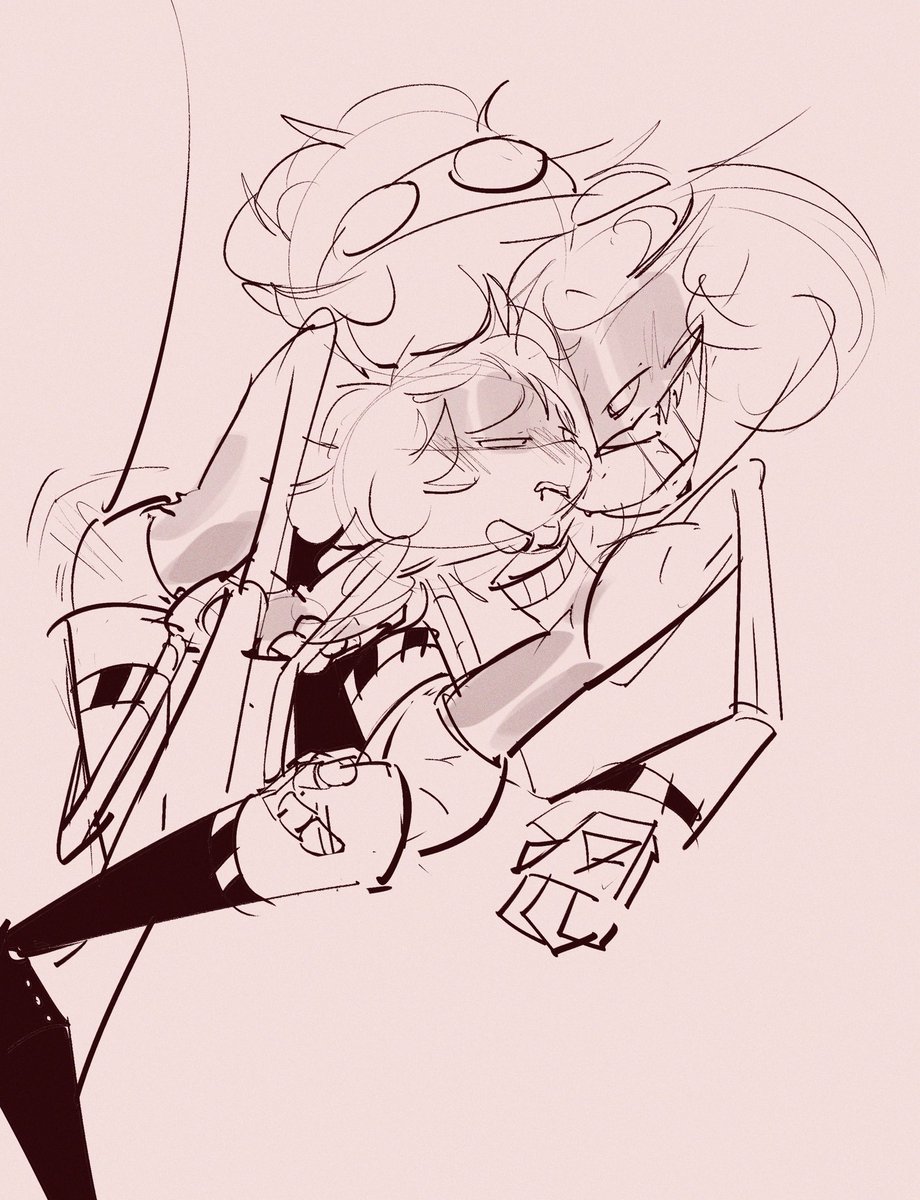 Evil_Chickenn's tweet photo. Envuzi patreon sketch request 
#murderdronesnsfw https://t.co/aVN2K3fNxy