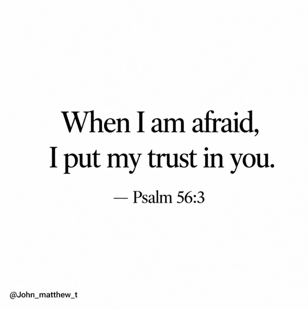 John_Matthew_T's tweet photo. Fear can make us focus on everything that could go wrong. But trust shifts our focus back to God.

You may not know what tomorrow will bring, but you can give today to Him. When fear comes, let your first response be prayer instead of worry. 🙏❤️✝️ https://t.co/9BRkYgP8Pt