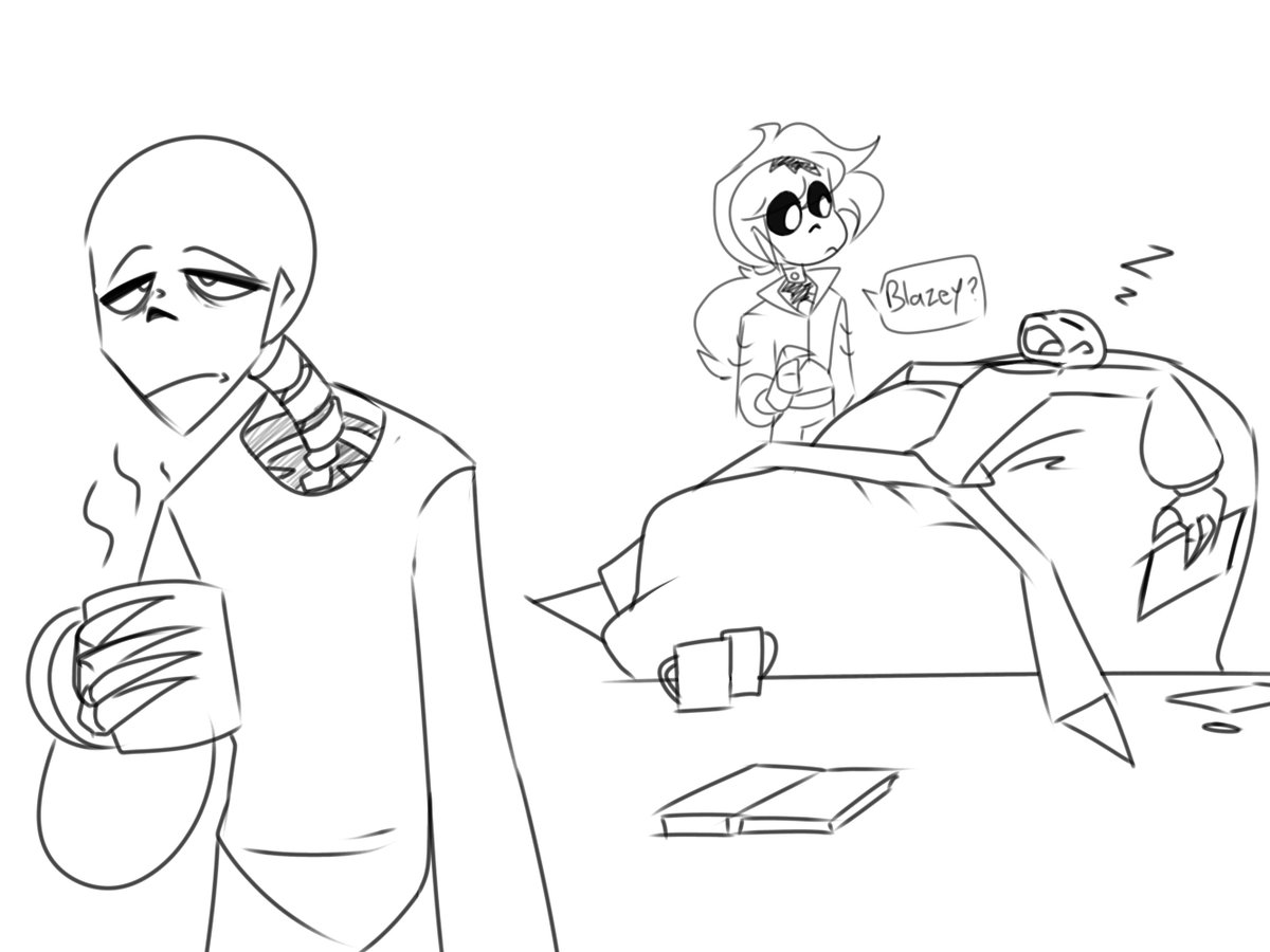 DreamyzSweetz's tweet photo. Blaze! Sans tired man LMAO

the other Character is Hollow and it beling to a friend of mine :]

#art #utau #sansaus #undertaleau https://t.co/LZBL6CfFcR