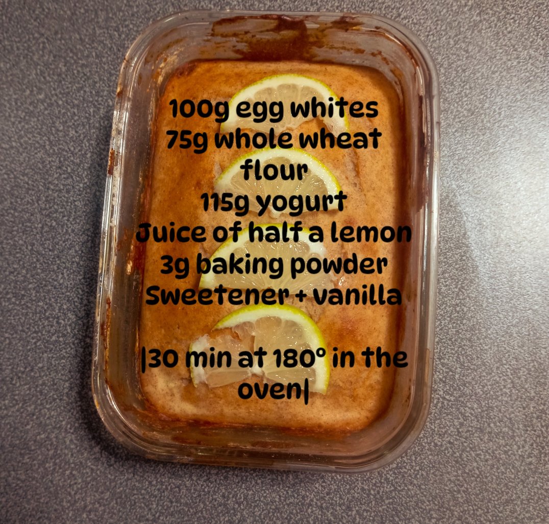 Angelic_pie28's tweet photo. Moist lemon loaf cake ୭ ᵎᵎ 🍰 ─ .✦ˎˊ˗

39 cals, 3.4g protein &amp; 0.9g fiber (per slice, makes 9)

˚₊ʚ🍲ɞ₊˚

#edtwt #edrtwt #shedtwt #sledtwt #ricecaketwt #anatwt #ana #mia #wl #weightloss #recipe #mealspo #lowcal #lemonloaf https://t.co/RFmzfIo4Ig