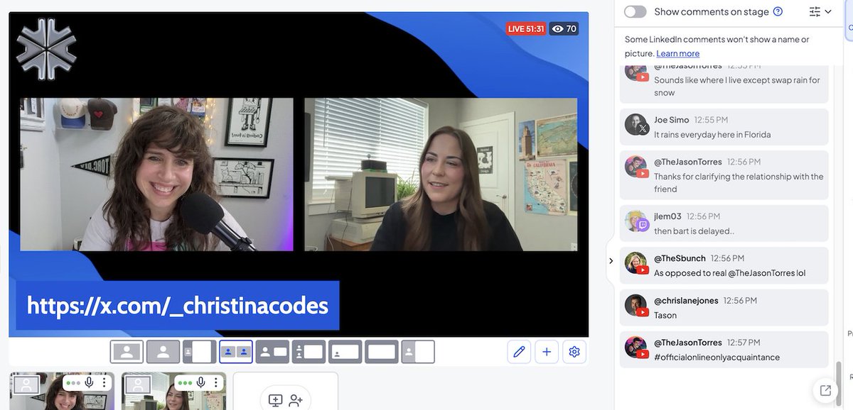 RoxanaCodes's tweet photo. Thank you so much @_christinacodes for sharing about your life, journey, hobbies - all the fun things! Seriously such an interesting person - y'all def need to follow her. And check out Resend Forward because she is working her butt off on that conf! https://t.co/PSnPkwuFnz