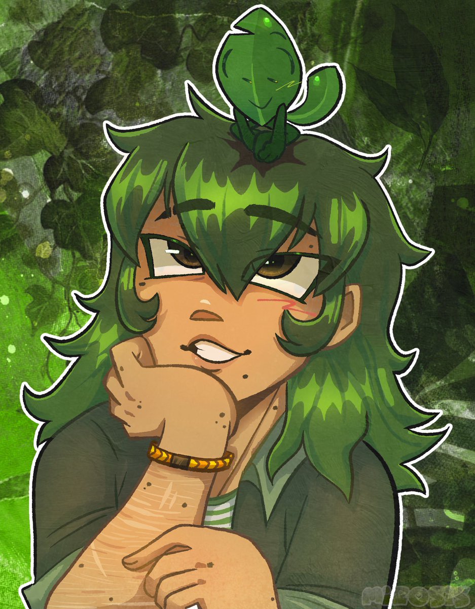 mizosis's tweet photo. leafy leafster #BFDI https://t.co/7oEB6k2Ay2