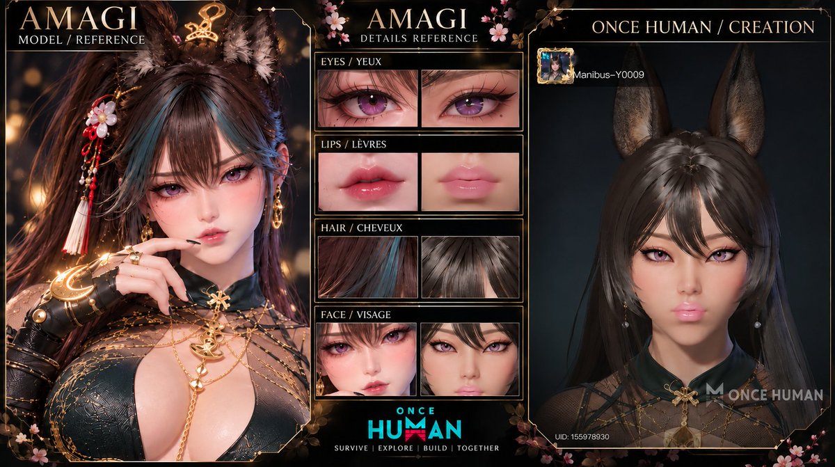 Majinladydragon's tweet photo. AMAGI — Once Human Creation 🦊✨

A new creation inspired by Amagi from Azur Lane, recreated in Once Human with my own style and vision. 🖤✨

Amagi | Once Human Creation
#OnceHuman #Amagi #AzurLane #StellarBlade #OnceHumanCreation #CharacterCreation #VirtualPhotography #GamePhotography #GamingPhotography #OnceHumanCommunity #AzurLaneFanart #StellarBladeFanart #AmagiAzurLane