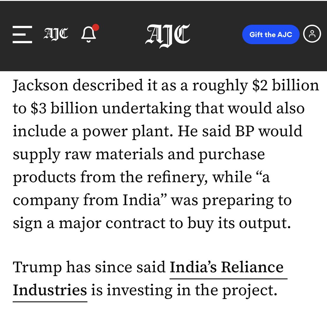 jakedstrick's tweet photo. 🚨 ICYMI: @RickJacksonGA was busted in the @AJC this morning scheming to profit off high gas prices by exporting American oil overseas.

Slick Rick will stop at nothing to profit off Georgians’ pain at the pump. #gapol

Read for yourself: https://t.co/XkRlwks8uP https://t.co/RPBn0trOSl