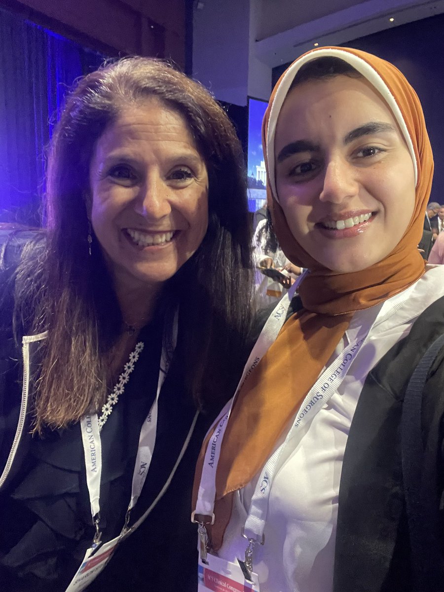 monibfatma's tweet photo. Advocating for mentorship and coaching in a demanding career is a rewarding challenge and it was a great pleasure to meet someone with the mindset I am adopting as I grow in this pathway! Looking forward to what’s ahead Dr @slsteinmd1 🔥🤍
@AmCollSurgeons 
#ACSCC2026 https://t.co/h5EEW17C6h
