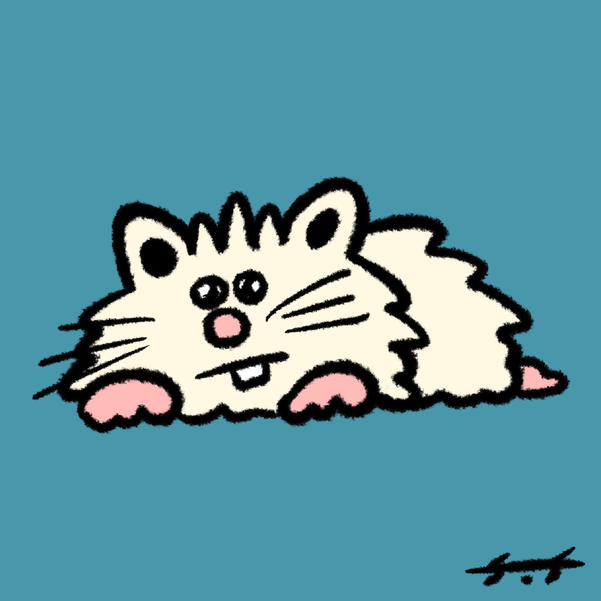 attsuu02's tweet photo. ぽぽ🐹

 #イラスト #ゆるい絵 #ゆるいイラスト
 #illustration #おえかき https://t.co/n97dh0gUkm