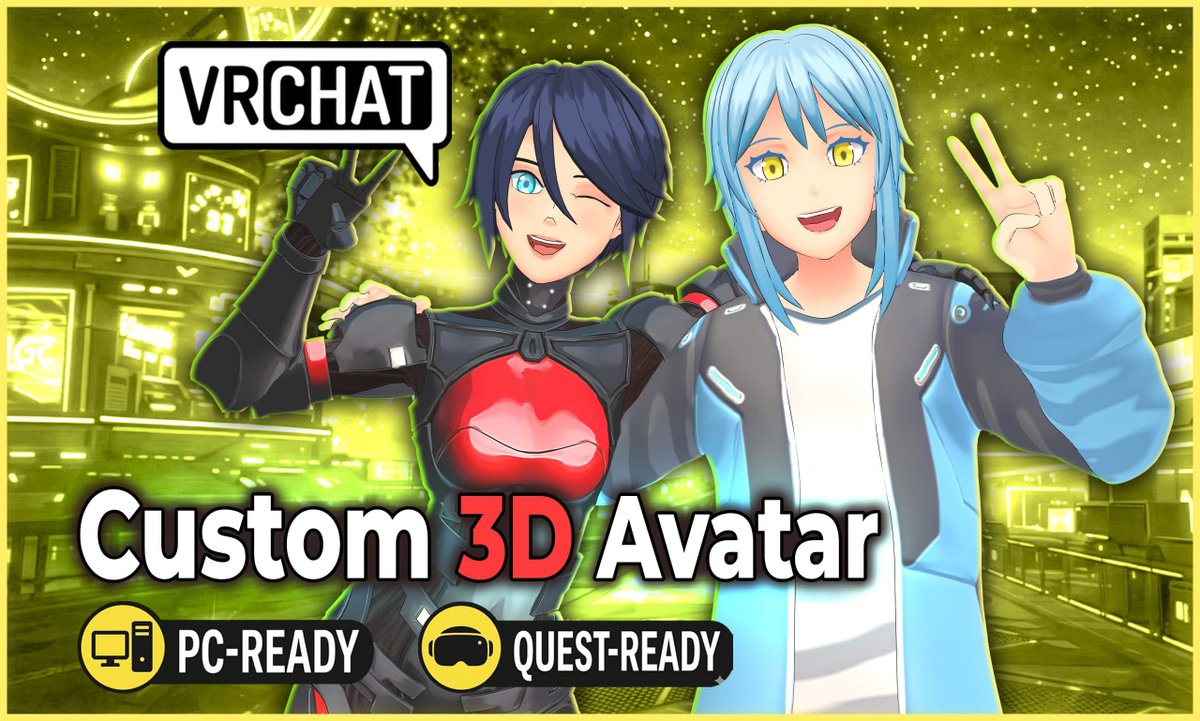 SocGrowths's tweet photo. Custom vrchat avatar. 
Credits(https://t.co/AOi7kAssIH)
#vrchatavatar #vrc #3DAssets https://t.co/JQqpnrV5RO