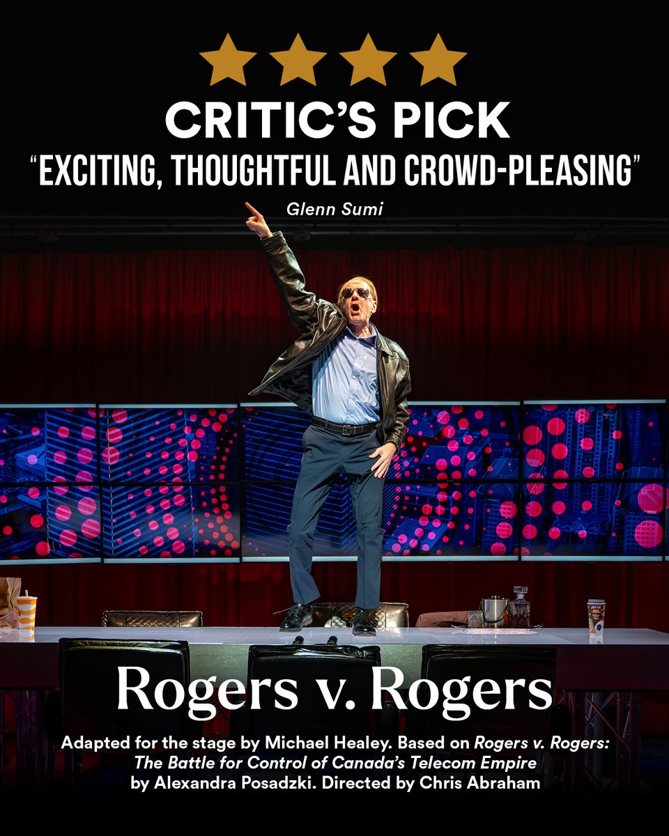 crowstheatre's tweet photo. ✅ Glenn Sumi gives three Crow's productions this happening fall a Critic's Pick. A FINE BALANCE and MEASURE FOR MEASURE onstage now with ROGERS V. ROGERS coming up later in the season.

🎟 https://t.co/2fOxRDCyL2 https://t.co/dgqYBvgudc