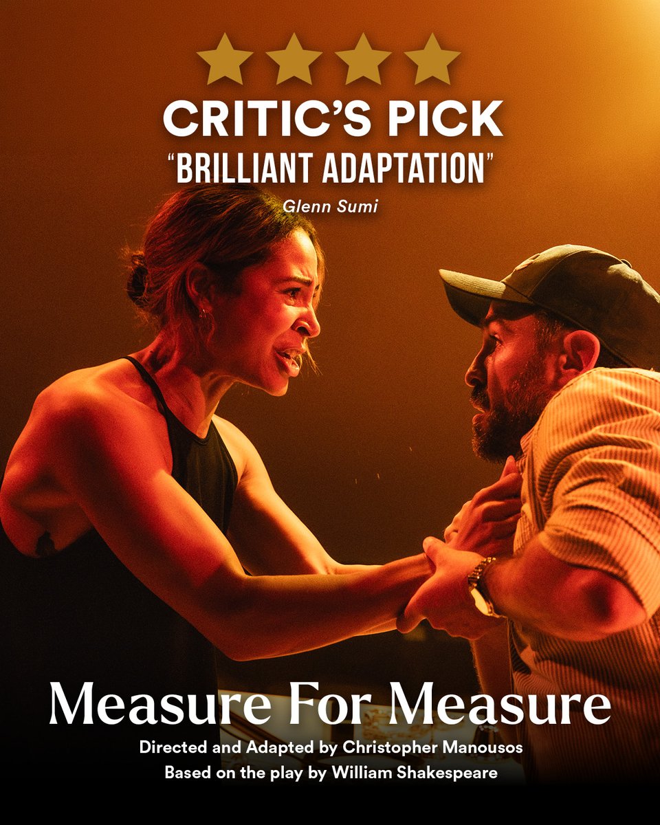 crowstheatre's tweet photo. ✅ Glenn Sumi gives three Crow's productions this happening fall a Critic's Pick. A FINE BALANCE and MEASURE FOR MEASURE onstage now with ROGERS V. ROGERS coming up later in the season.

🎟 https://t.co/2fOxRDCyL2 https://t.co/dgqYBvgudc