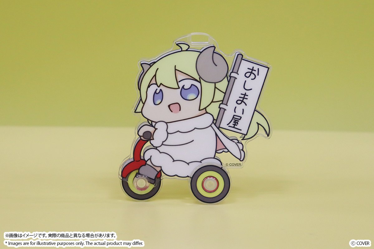 tsunomakiwatame's tweet photo. 🚲走る！三輪車アクリルスタンド🚲

おしま屋さんグッズの、
サンプル写真もらったよ📸✨

ちーサイ先生描き下ろしの、
実際に走る！表情違い！両面印刷！アクスタです‼️

🚩2026年10月5日(月)18:00まで受注受付中🚩
https://t.co/0Nb0PvxC6G https://t.co/9oBhFb629F