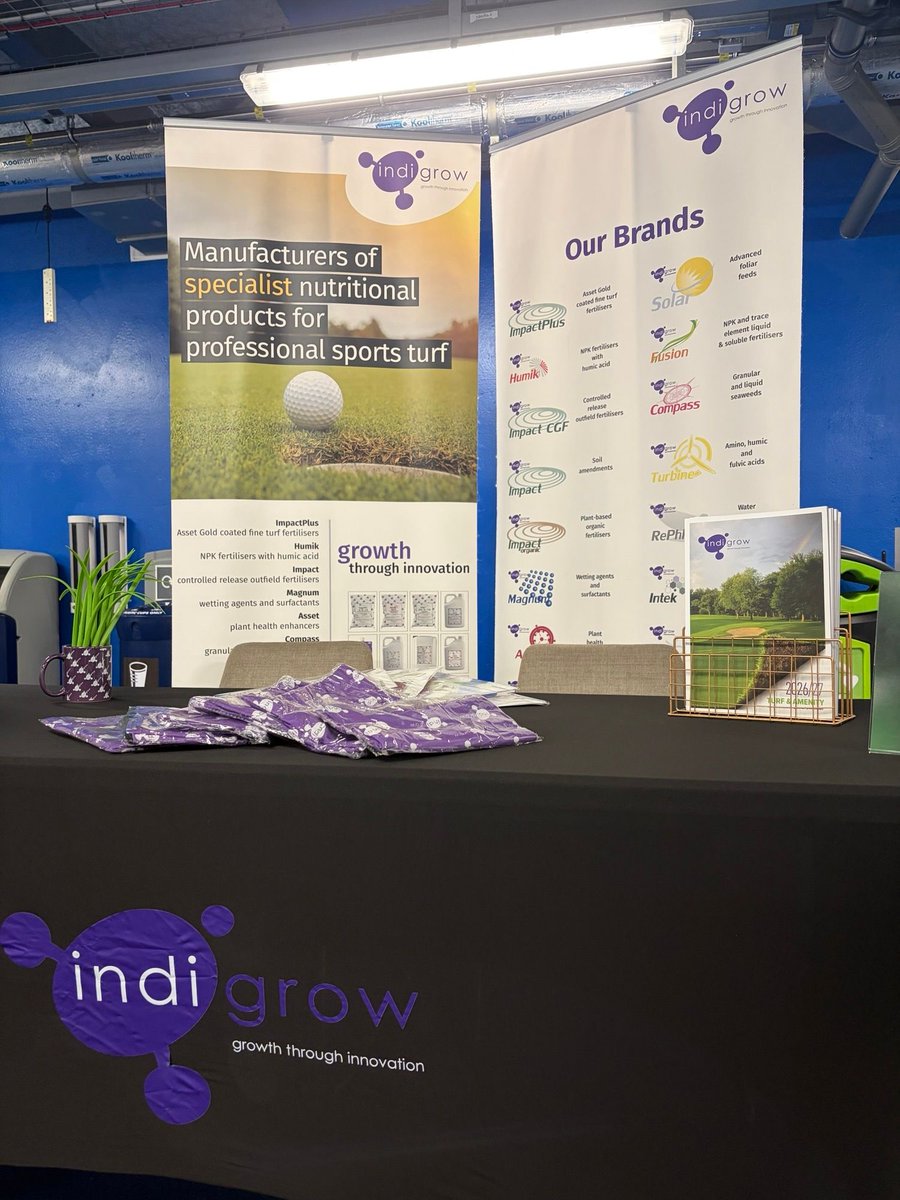 indigrowuk's tweet photo. We’re looking forward to the TurfTech Summit tomorrow at Brighton and Hove Albion Football Club - visit stand I-04 to discover more about Indigrow if you’re attending! #growththroughinnovation https://t.co/npgMSdZ6tH