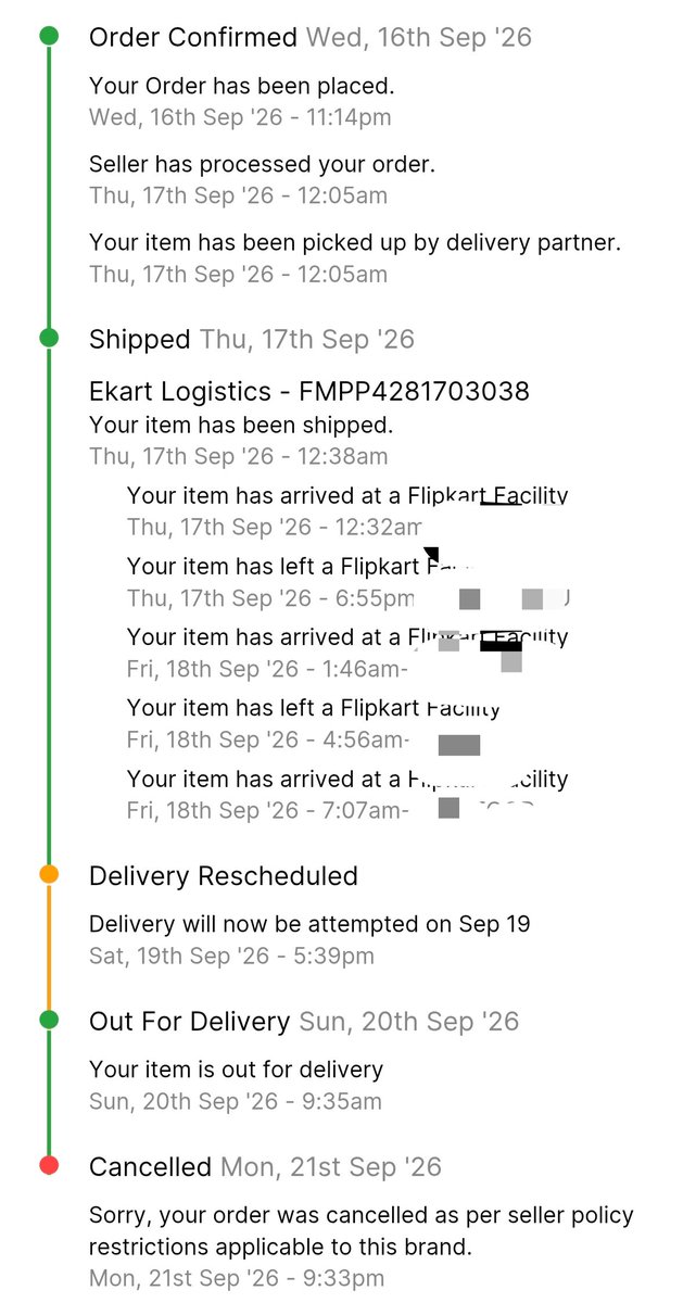 Hitler_Adolf20's tweet photo. @flipkartsupport It's flipkart logistics failure, they damaged my product and blaming seller that they denied for compensation under seller policy.

Dear seller's please don't sell on Flipkart...
CC: @jagograhakjago @_Kalyan_K @consaff https://t.co/m1y9LEA28k