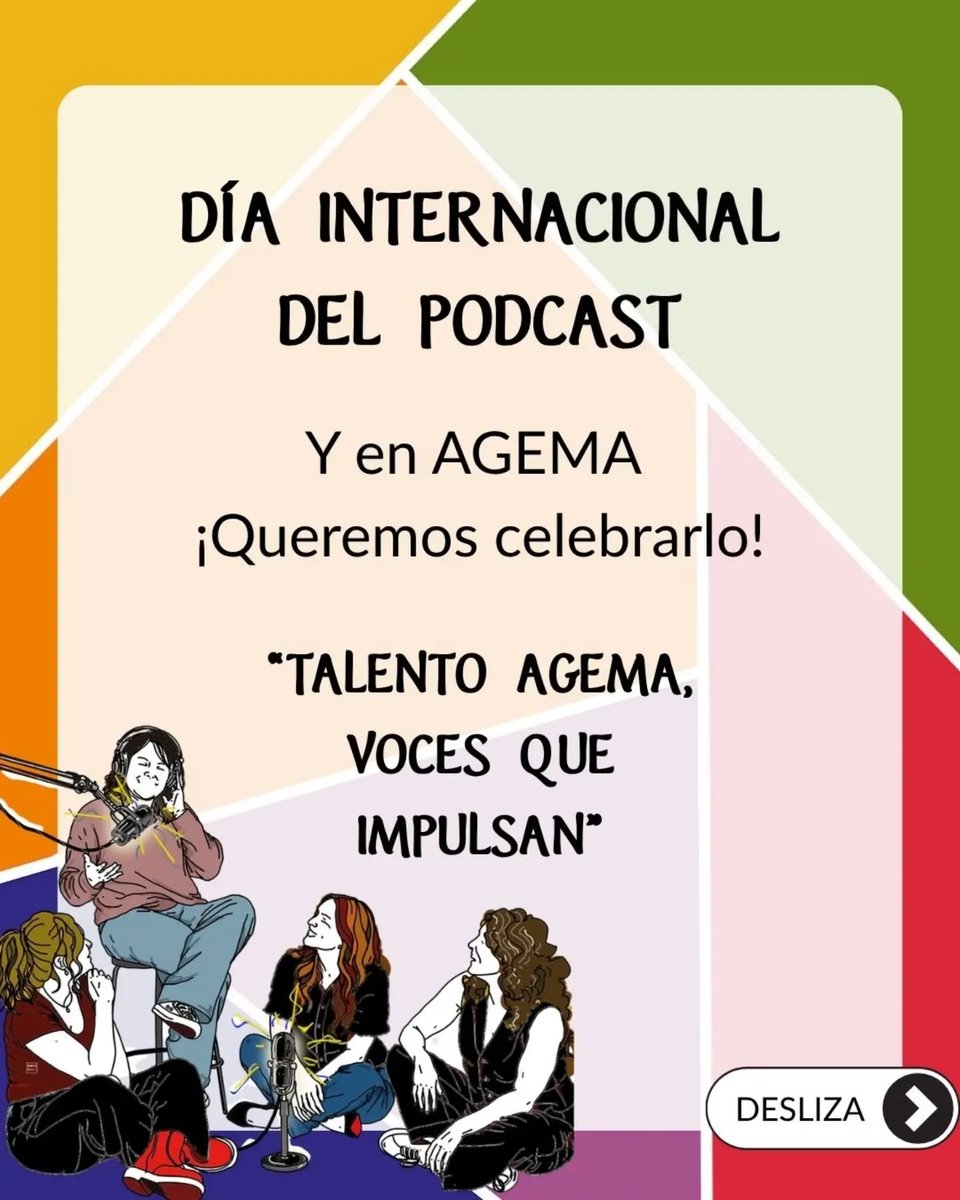 V3R8N1C4's tweet photo. 🎤 Hoy es el Día Internacional del Podcast.

¡Qué mejor que celebrarlo con el recién estrenado podcast de AGEMA!

 “Talento AGEMA: Voces que impulsan”, un podcast para poner voz a las empresarias y directivas socias y conocer las historias que hay detrás de sus proyectos. https://t.co/f0zlHFDvoz