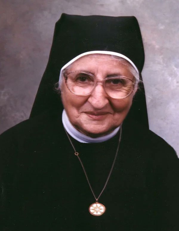 AramaicWire's tweet photo. I want to introduce you to Sister Cecilia, the nun who was beheaded in 2002.

She is a symbol (and I pray, soon, a saint) of the Christians in Iraq & what they endured thanks to the US' destabilization of Iraq.

She is an Assyrian nun who was beheaded in 2002.

She was raised in a monastery & spent her adult life as a Chaldean nun looking after sick Catholics.

On August 15, 2002, her family begged her not to go back to the monastery in Baghdad.  

"I cannot leave God's house alone".

That was the night that three men broke into the Sacred Heart of Jesus Monastery in Baghdad. They slit her throat & cut off her head.

Her story is one of thousands.

Her story encapsulates the legacy of the Iraq War.

A legacy of Christian flight, from 1.5 million to less than 200,000 today.

A story of senseless Foreign Wars for Foreign Interests.

What did it get us? And how could we so ruthlessly abandon the Christians of the East, who were never even a forethought?

Pray for us all, and pray for Sister Cecilia's sainthood.