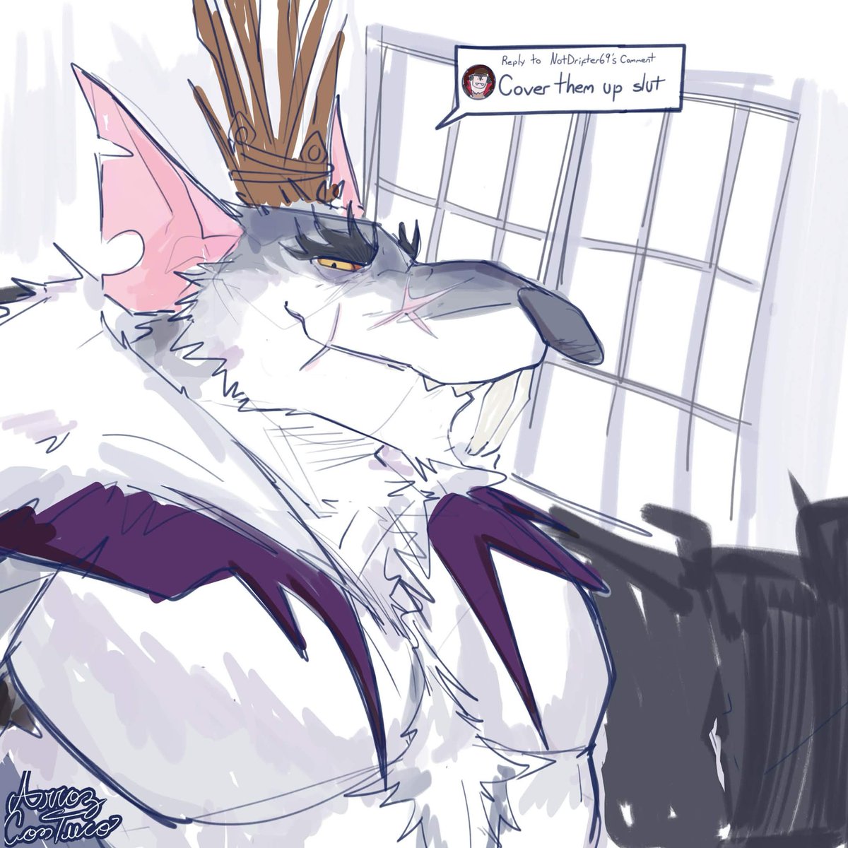 ArrozConTucoArt's tweet photo. Cover them up rat king #deadlock https://t.co/pE46QEdVlc