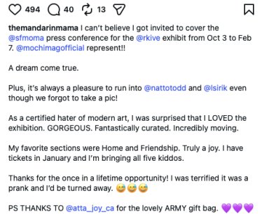 o_biennis's tweet photo. Some remarks by the press re RMxSFMOMA https://t.co/W0ecVN9MeE