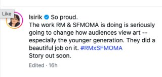 o_biennis's tweet photo. Some remarks by the press re RMxSFMOMA https://t.co/W0ecVN9MeE