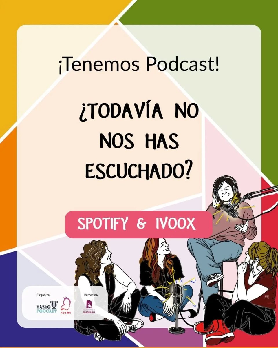 V3R8N1C4's tweet photo. Podcast presentado por servidora, con el apoyo de @GuadalajaraAyto  y el impulso de todas las socias AGEMA

iVoox: https://t.co/IMG7yLPf70
Spotify: https://t.co/Wi0uS3cvGb
Youtube: https://t.co/gaMg57B4GH https://t.co/NUenkqLgva