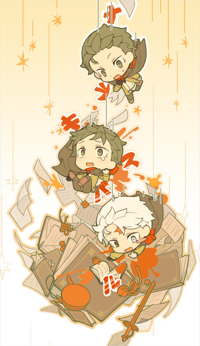 Escapebackthere's tweet photo. 第四季完结了……！我努力的抽空画完了这个纪念一下！（？）
最后的波纹了完全是！已经！被现生害的没法画私图了 https://t.co/kU7AOMCgVt