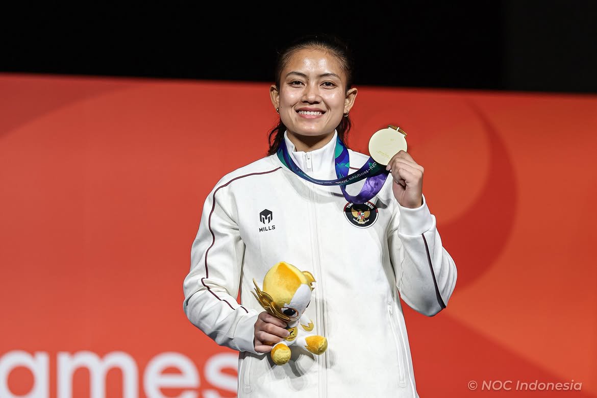 kabarsports_id's tweet photo. Medal Ceremony
Asian Games 2026

Sport Climbing - Women's Speed
🥇Desak Made Rita Kusuma Dewi 🇮🇩
🥈Deng Lijuan 🇨🇳
🥉Jeong Jimin 🇰🇷

📷 NOC Indonesia
#AsianGames #SportClimbing https://t.co/trLDZBdRlF