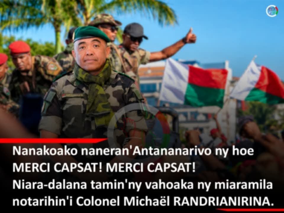 FaraAndriam's tweet photo. Misaotra azy reo fa raha tsy nijoro zareo nanampy ny vahoaka dia mety tsy hay izay nahazo antsika malagasy ohatrizao !!! https://t.co/mjBMS6ib66