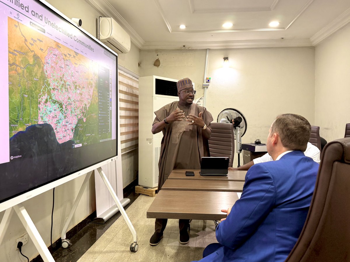 abbaaliyu_'s tweet photo. Expanding electricity access takes more than building new projects. It also takes the right technical expertise, financing and partnerships to help those projects serve communities well over time.

I was pleased to welcome the Economic Officer from the U.S. Embassy to the REA for a conversation about developments in Nigeria’s rural electrification sector and the opportunities for us to work together.

I took our guest through the range of programmes we are implementing, as well as the initiatives in our pipeline. We discussed what it will take to deliver at greater scale, particularly as we work to bring reliable power to more homes, businesses and public institutions.

I encouraged the United States to explore opportunities to collaborate with the REA in technical assistance and financing. We also discussed how cooperation around the importation of equipment and local manufacturing could support project delivery while helping to build capacity within Nigeria’s renewable energy sector.

I appreciate the Economic Officer’s interest in our work and the thoughtful exchange we had. I look forward to continuing the conversation and identifying practical areas where we can work together to expand energy access for Nigerians.

#EnergyAccess #RuralElectrification #RenewableEnergy #Partnerships #LocalManufacturing #PoweringNigeria #abbaaliyu
